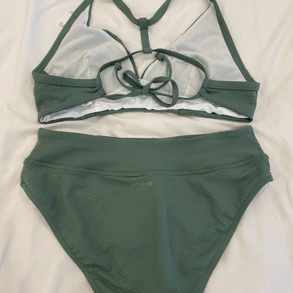 Green Decathlon Swimsuit - Never worn - Picture 2 of 4